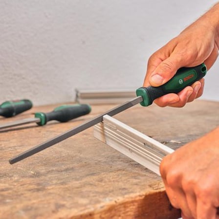 5 Parça Metal Eğe Seti 200 mm ile Orta Pürüzlülük