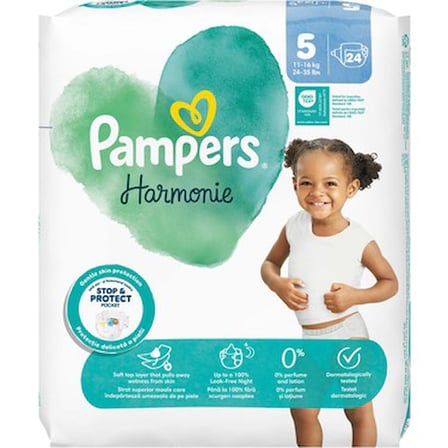 5 Numara Bantlı Bebek Bezi 24 Adet ile Cilt Koruma 11-16 kg