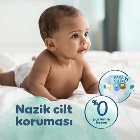 5 Numara Bantlı Bebek Bezi 24 Adet ile Cilt Koruma 11-16 kg
