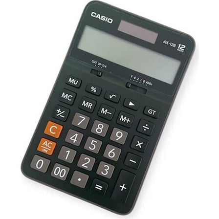 Casio AX-12B 12 Hane Masa Üstü Hesap