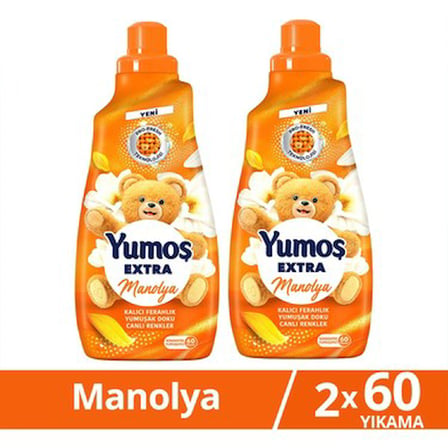 1440 ml Manolya Aromalı Extra Yumuşatıcı ile 60 Yıkama