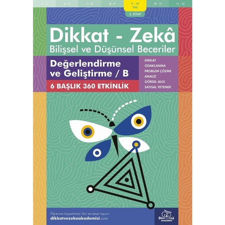 Zeka ve Dikkat Geliştiren Etkinlik Kitabı 360 Aktiviteli