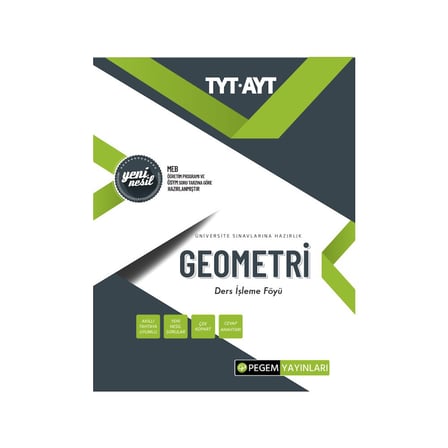 TYT - AYT Geometri Konuları İçin Yeni Nesil Soru Kitabı