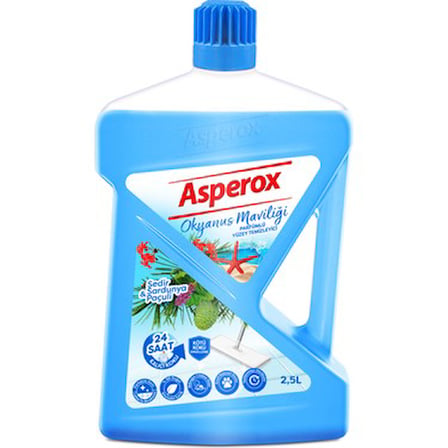 Okyanus Maviliği ile Parfümlü Yüzey Temizleyici 2.5 L