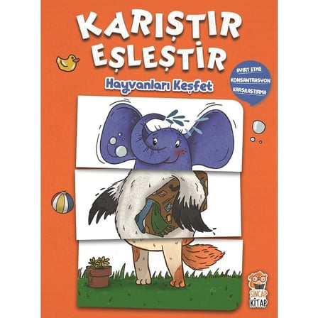 Karıştır Eşleştir: Hayvanları Keşfet Aktivite Kitabı