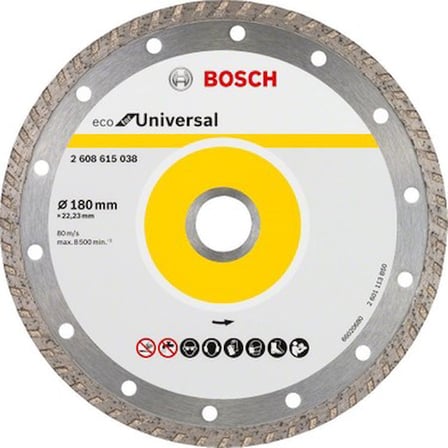 180 mm Ekonomik Seri Elmas Kesme Diski, Çok Amaçlı