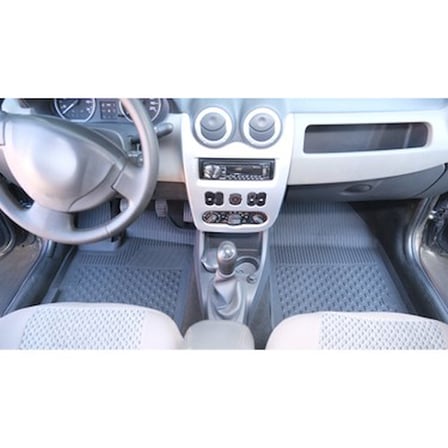 2013-2020 Dacia Logan II Sedan İçin 4.5D Havuzlu Oto Paspas - Araca Özel