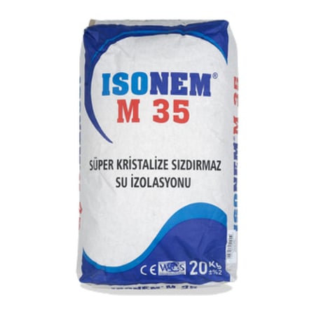 Sızdırmaz Su Yalıtım Malzemesi 20 kg Kristalize Formül