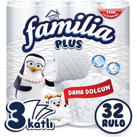 Beyaz 32 Rulo 3 Katlı Tuvalet Kağıdı