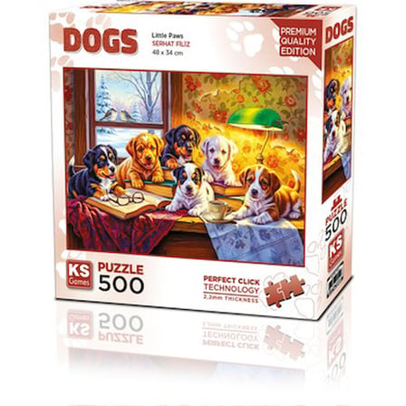 500 Parça Little Paws Eğlenceli Hayvan Yapbozu