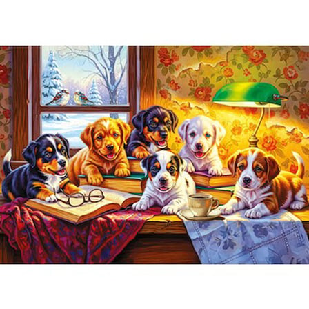 500 Parça Little Paws Eğlenceli Hayvan Yapbozu