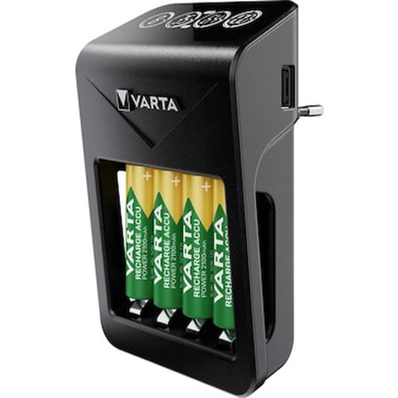 2100mAh AA Şarj Edilebilir Pil + LCD Plug Şarj Cihazı