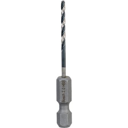 2,0 mm x 60 mm HSS Matkap Ucu, Metal Delme için