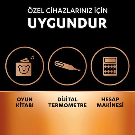 10'lu LR44 Özel Alkalin Pil Paket