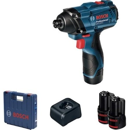 BOSCH GDR 120-Lİ 12 Volt Darbeli Somun Sıkma 2 Akü ile Yüksek Tork 100