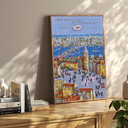500 Parça Galata Kulesi Temalı Yapboz