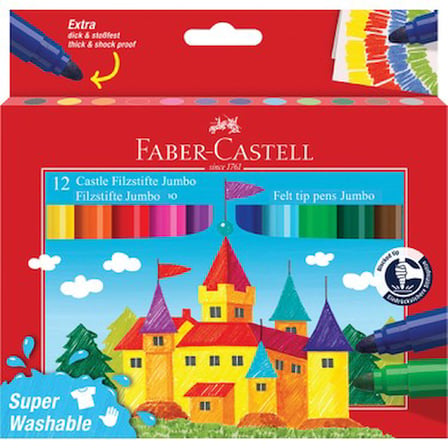 Faber-Castell Okul Öncesi Jumbo Boyama Seti 6 Parça Renkli Eğlenceli Boyama