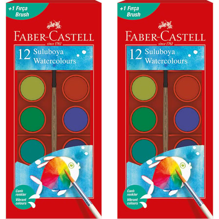 Faber-Castell Fc Suluboya Küçük Boy 12 R.