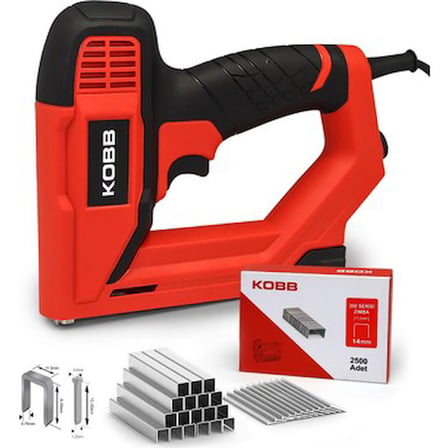 Profesyonel Zımba ve Çivi Çakma Makinesi, 8-16 mm Zımba ve 3000 Adet Yedek
