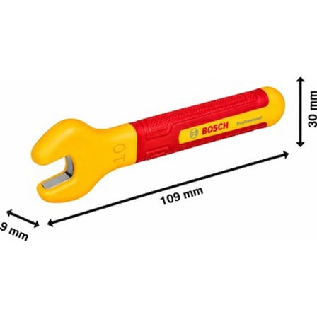 1000 Volt Çatal Ağız Çakma Anahtar 10MM