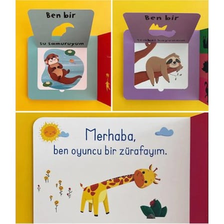 Eğlenceli Bebek Kitabı - Zürafa ile Oyun