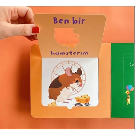 Eğlenceli Bebek Kitabı - Zürafa ile Oyun