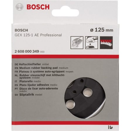 Yumuşak Zımpara Tabanı, 125 mm ile Hassas Zımparalama