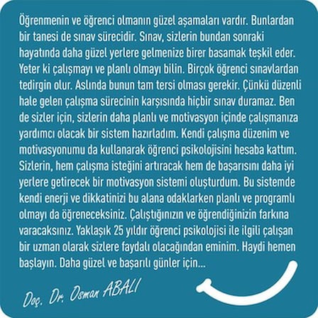 Adeda Yayıncılık Sınavlara Çalışma ve Motivasyon Sistemi - Osman