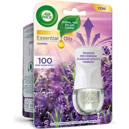 Lavanta Oda Kokusu Elektrikli Kit 1 Adet Cihaz + Yedek Şişe