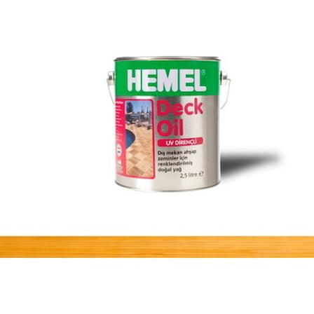 Light Oak Renkli 2,5 LT Deck Yağı Ürünü