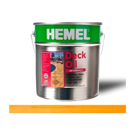 Light Oak Renkli 2,5 LT Deck Yağı Ürünü
