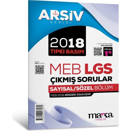 LGS Arşiv Serisi: Tıpkı Basım Sorular ve Video İçerikler