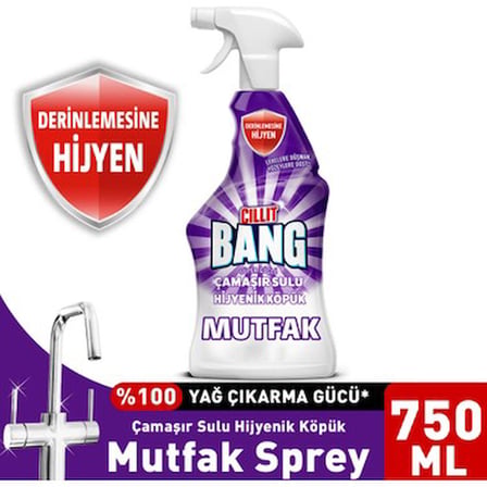 750 ml Yağ ve Kir Sökücü Mutfak Temizleyici Sprey