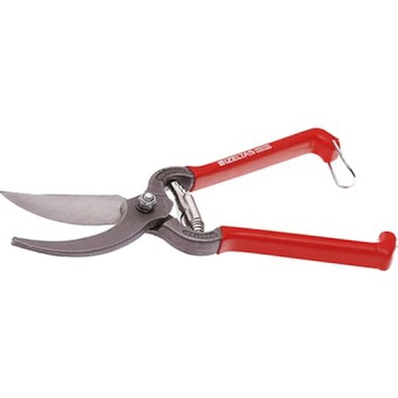 Lüks Bağ Makası 230 mm Kırmızı Ergonomik Tasarım ile