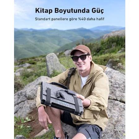 60W Taşınabilir Güneş Paneli, Kamp ve Acil Durum Kullanımı için Uygun