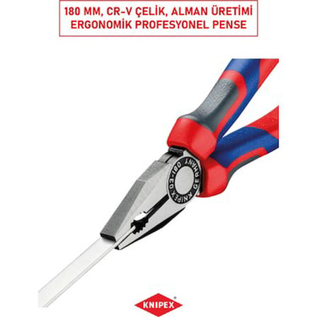 Kombine Pense 180 mm Siyah Fosfat Kaplama Yüksek Kalite
