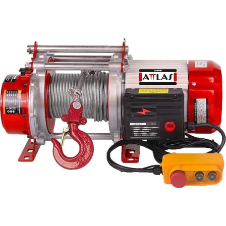 Attlas ATEV 1500 Elektrikli Halatlı Vinç - 750-1500 Kg Kapasite