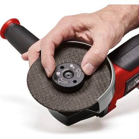 Akülü Avuç Taşlama 18 V 115 mm Disk Çapı ile Taşlama İşlemleri