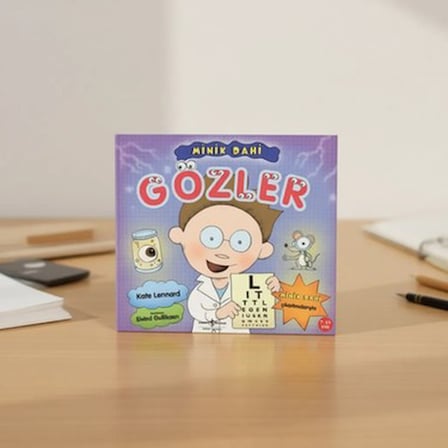 Minik Dahi - Gözler - 6-8 Yaş Eğitici Kitap