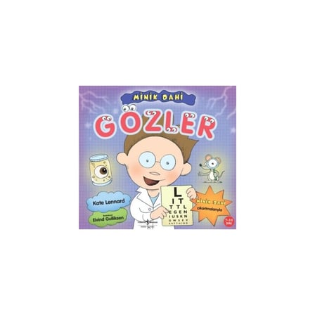 Minik Dahi - Gözler - 6-8 Yaş Eğitici Kitap