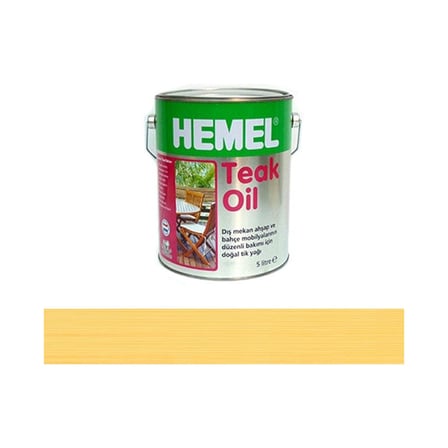 Hemel 10817 Teak Oil 5 Litre Tik