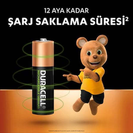 Şarj Edilebilir Aa Pil 1300 Mah Nimh, 2'Li Paket