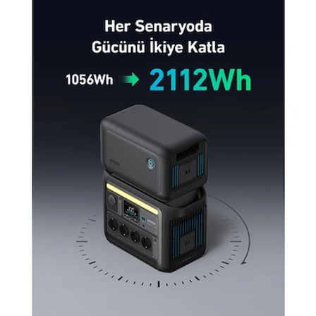 Anker SOLIX BP1000X Ekstra Batarya 1056WH (Anker SOLIX C1000X Uyumlu)