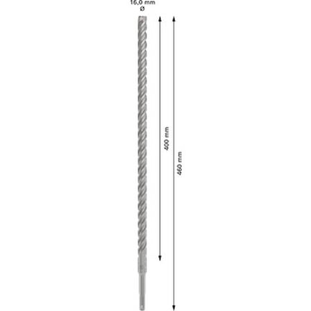 Sds-Plus-5x K-Delici Ucu, 20*600 mm Uzunluk