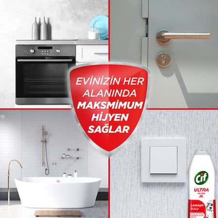 750 ml Ultra Hijyenik Jel Yüzey Temizleyici ile Derin Temizlik