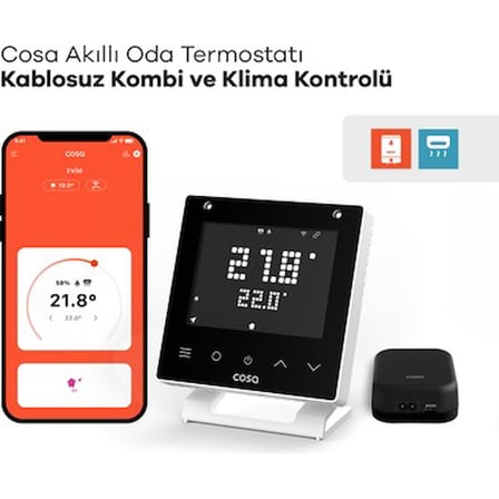 Kablosuz Kontrol ile Uzaktan Ölçüm Yapabilen Akıllı Oda Termostatı
