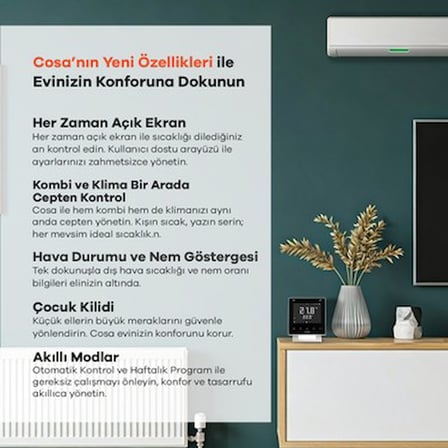 Kablosuz Kontrol ile Uzaktan Ölçüm Yapabilen Akıllı Oda Termostatı
