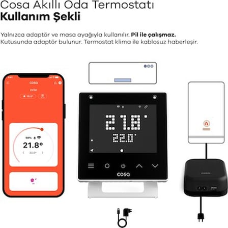 Kablosuz Kontrol ile Uzaktan Ölçüm Yapabilen Akıllı Oda Termostatı