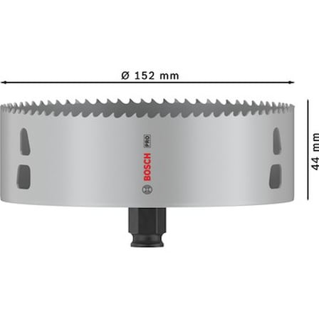 Delik Açma Testeresi, 152 mm Uzunlukta