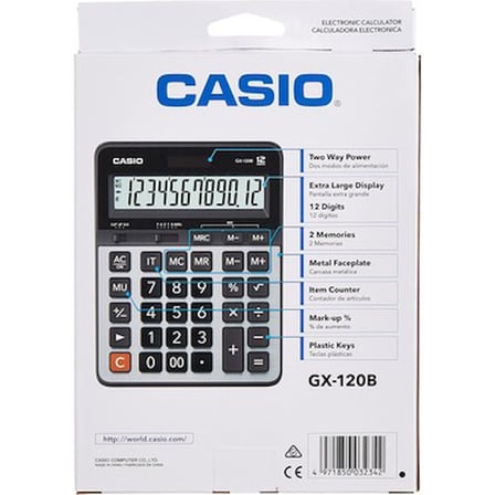 Casio GX-120S Masa Tipi 12 Hane Hesap